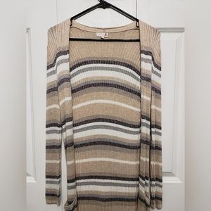 🖤 SO | Women’s pastel ankle length cardigan with pockets | NWT